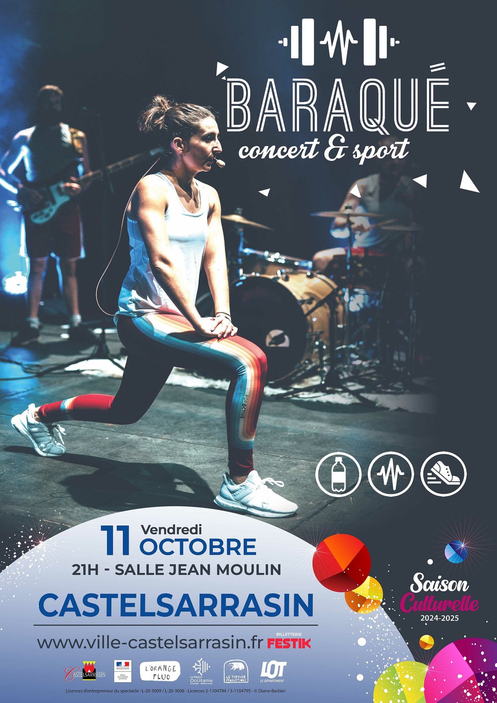 Baraqué Concert & Sport : Un spectacle qui va vous faire transpirer !
