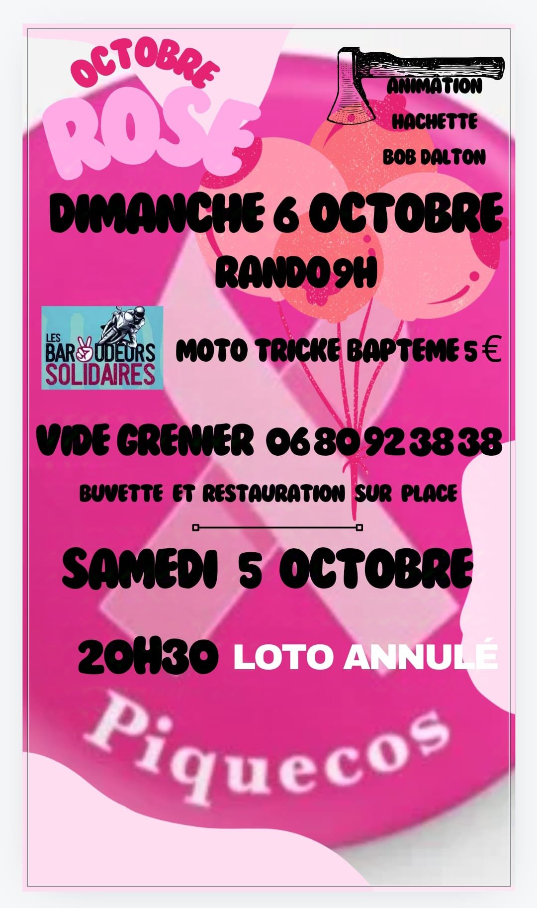 Octobre Rose à Piquecos - 3ème édition