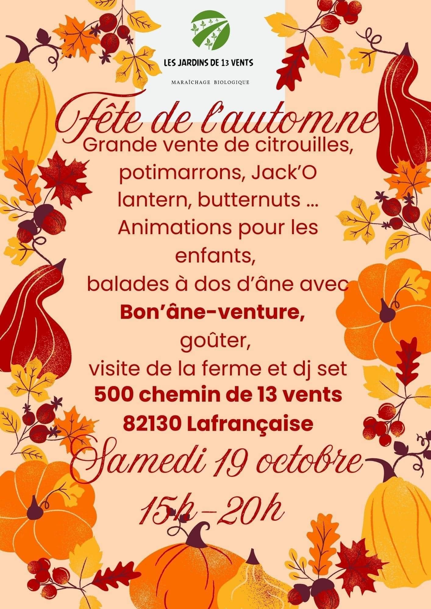Fête de l'automne à Lafrançaise