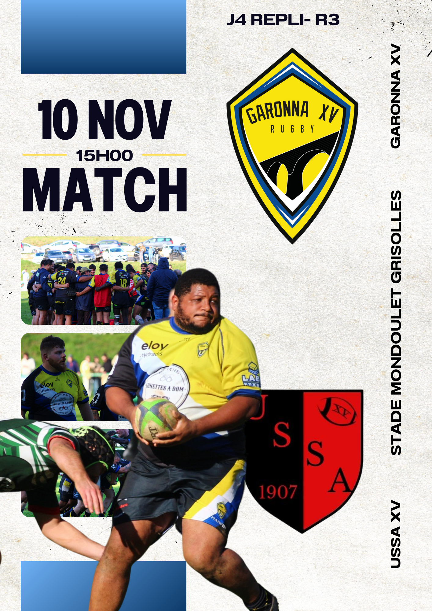 Match Rugby R3 Garonna XV / USSA XV