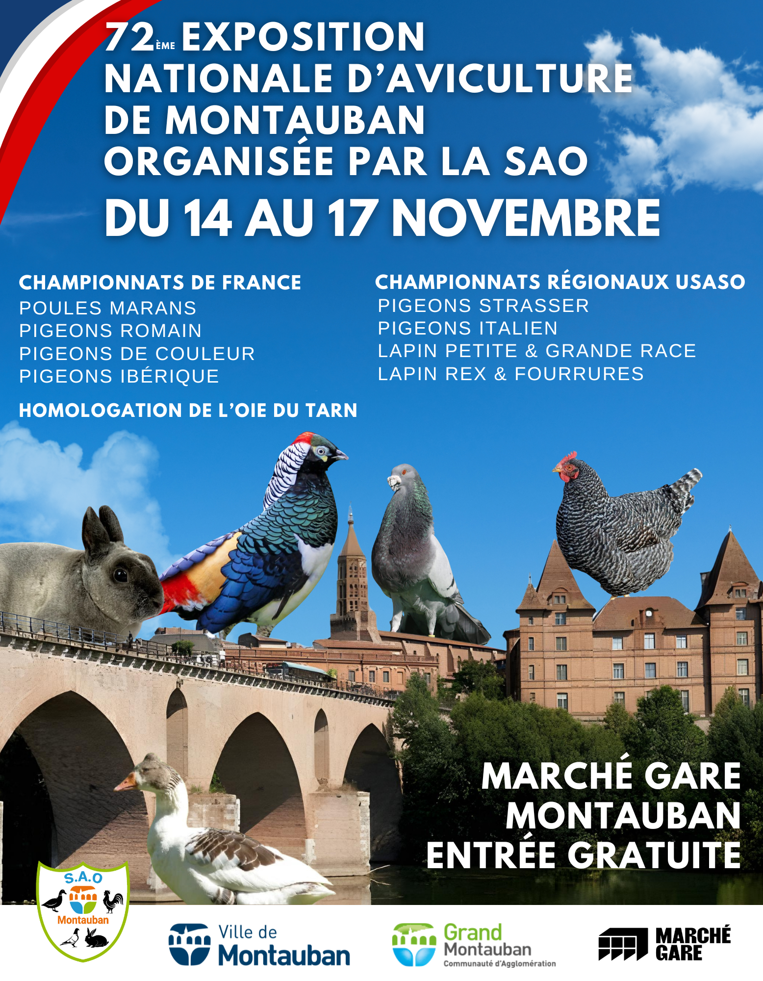 72ème Exposition Nationale d'Aviculture de Montauban