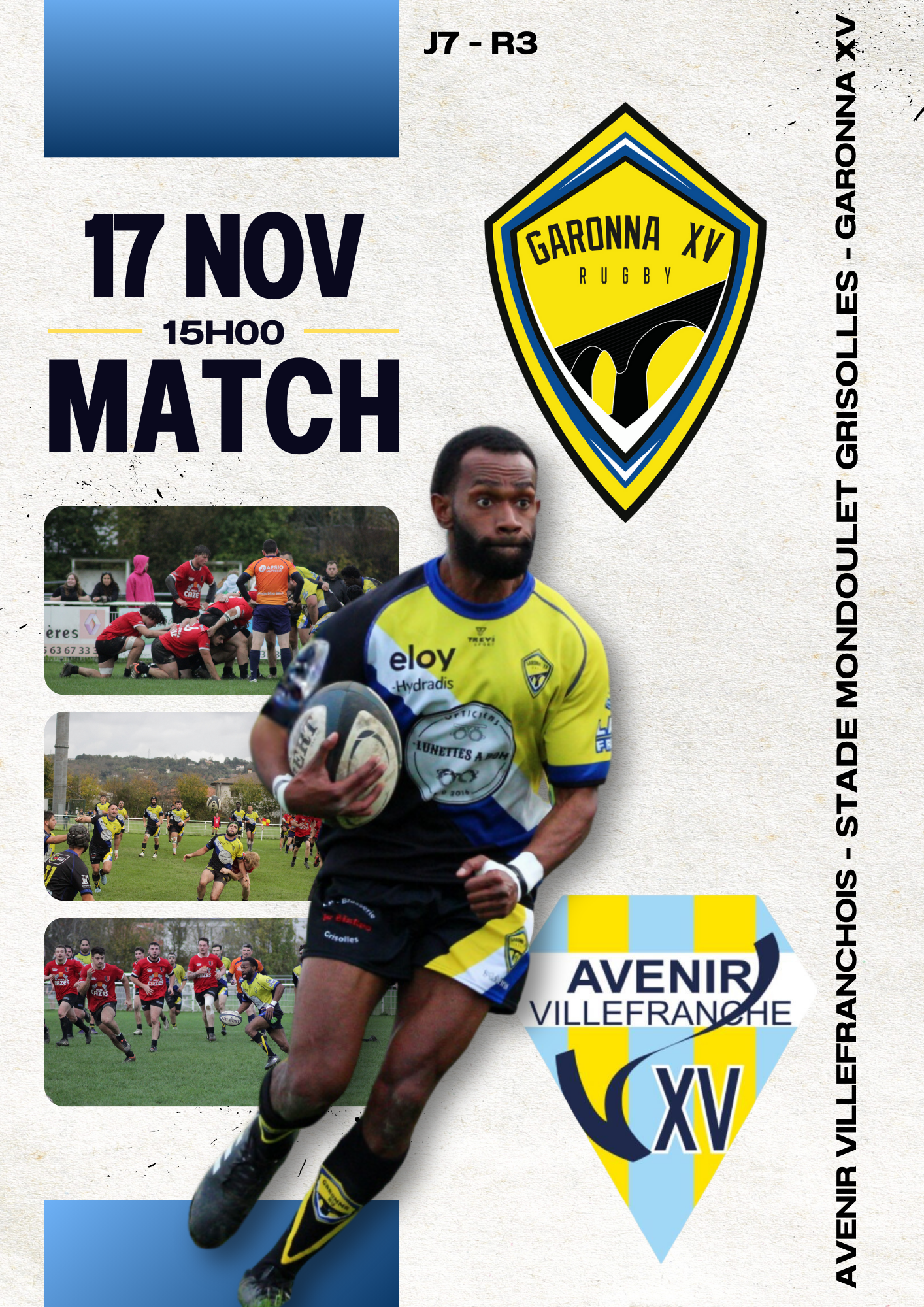 Rugby Régionale 3 : Garonna XV / Avenir Villefranchois