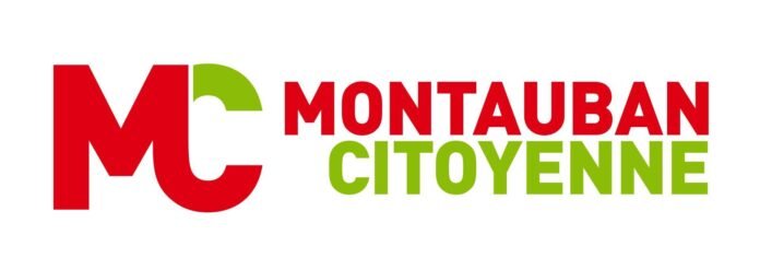 Logo de Montauban Citoyenne avec les lettres MC stylisées en rouge et vert