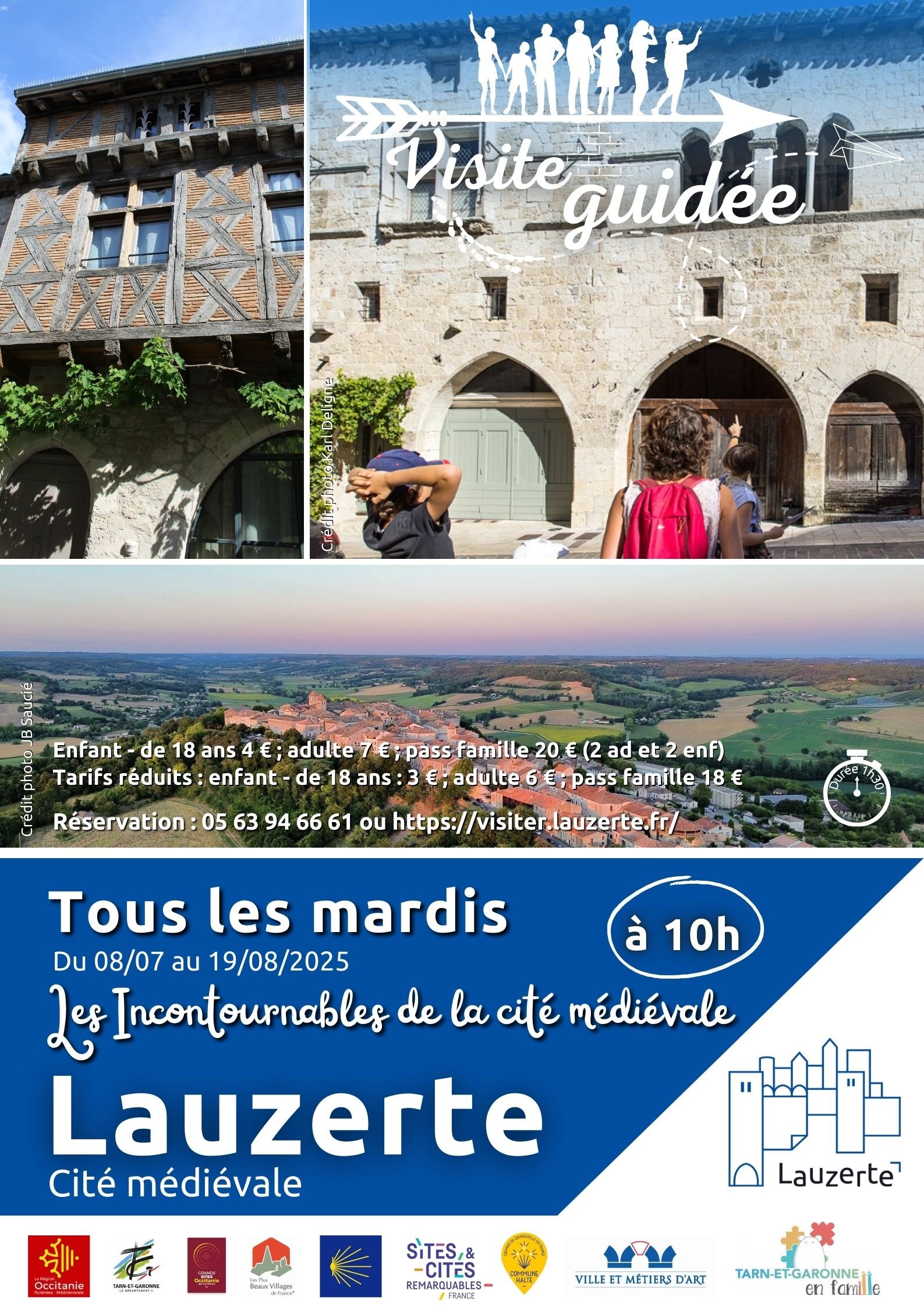 Visite guidée : les Incontournables de la cité médiévale de Lauzerte