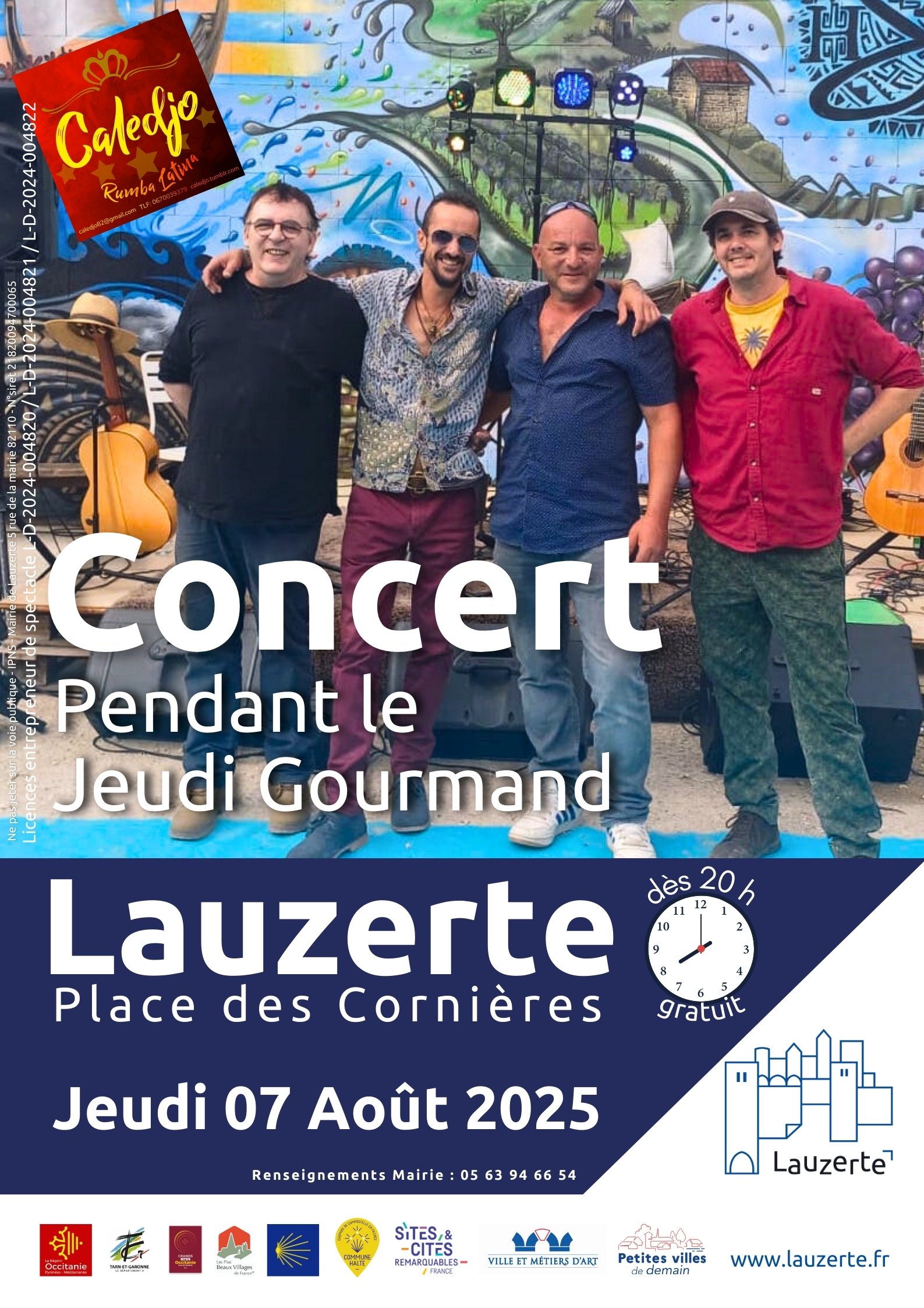 Concert Caledjo - Jeudi Gourmand de Lauzerte