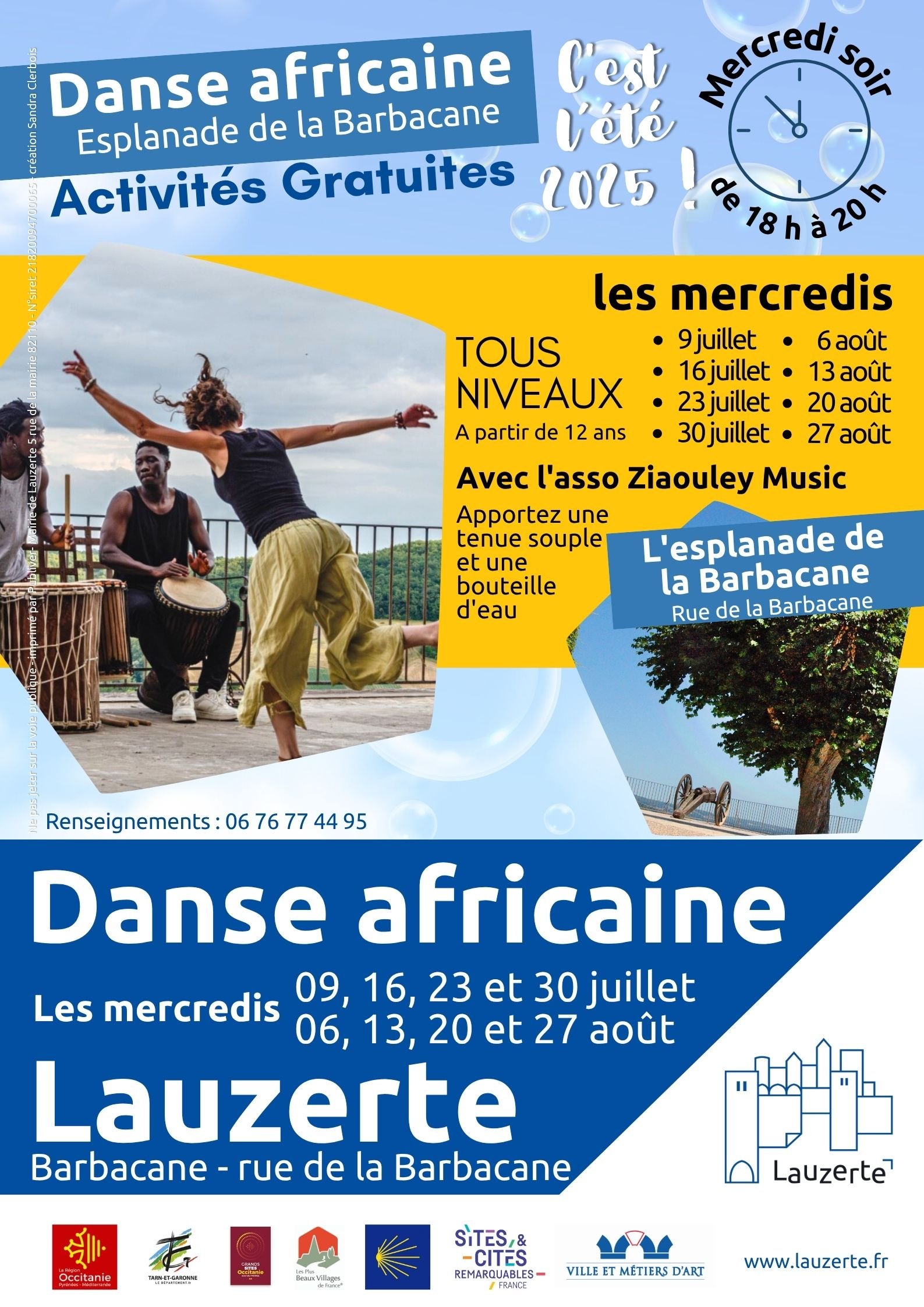 Danse Africaine - Lauzerte Bougez l'Été