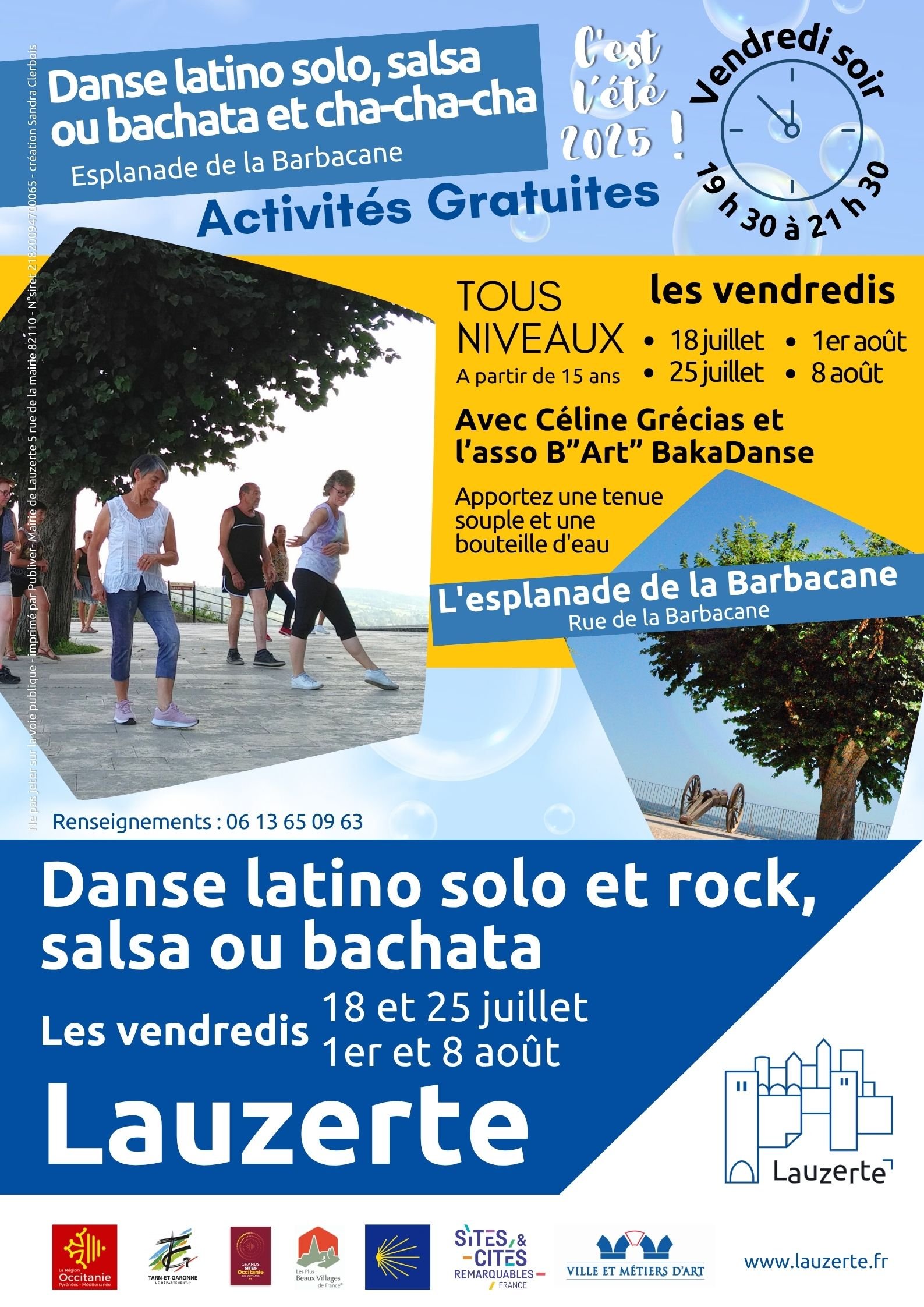 Danses Latines - Lauzerte Bougez l'Été