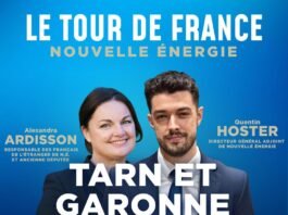 Tour de France Nouvelle Énergie Montauban Alexandra Ardisson Quentin Hoster réunion publique 29 mai 2026 café Agora